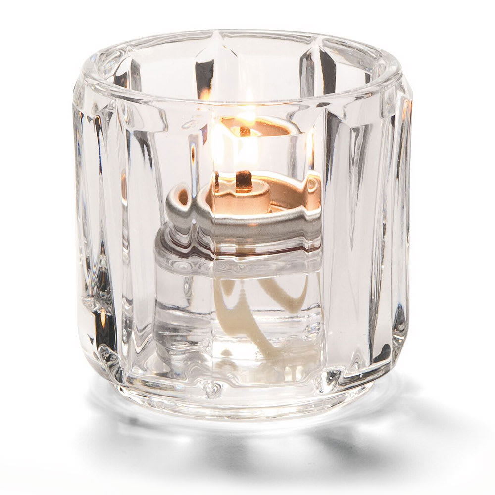 461-5690C Tealight Lamp for HD8 Fuel Cells, 2 1/2" x 2 3/8", Glass, Clear