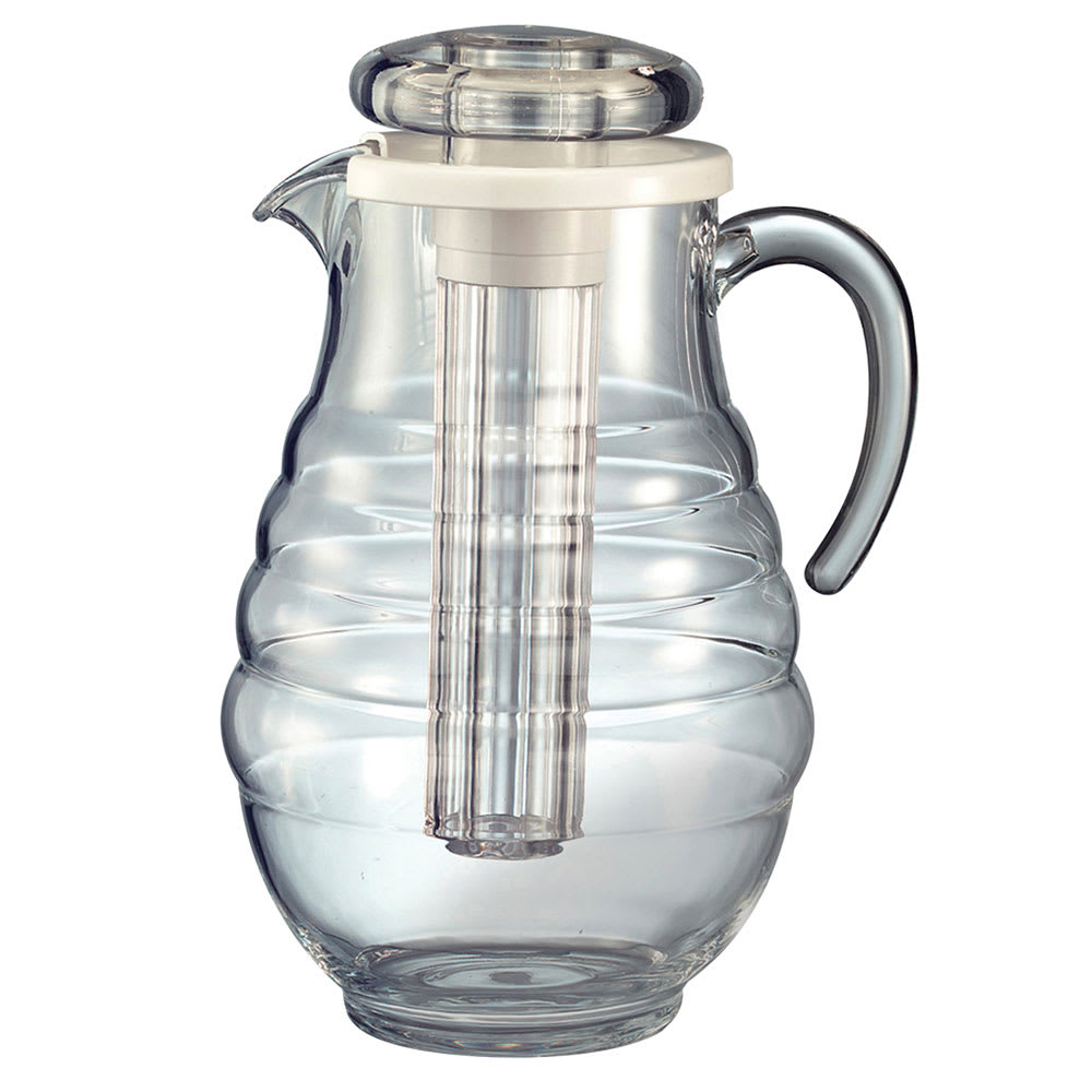 482-AWP33RB 3.3-liter Water Pitcher w/ Ribbed Surface, Clear Acrylic
