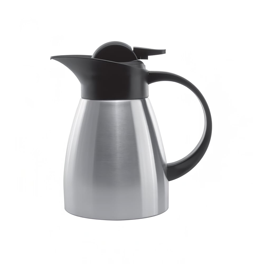 Service Ideas KVP67 3/5 liter Stainless Touch Coffee Server, Brushed Stainless & Black