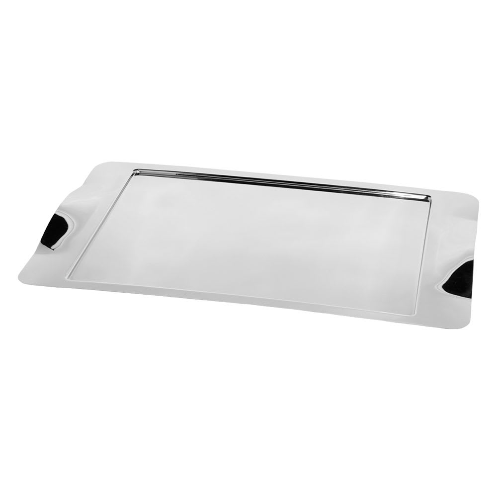 482-SM42 Rectangular Tray w/ Contoured Handles, 20 3/4" x 11 1/2", Stainless, Mirror Fi...