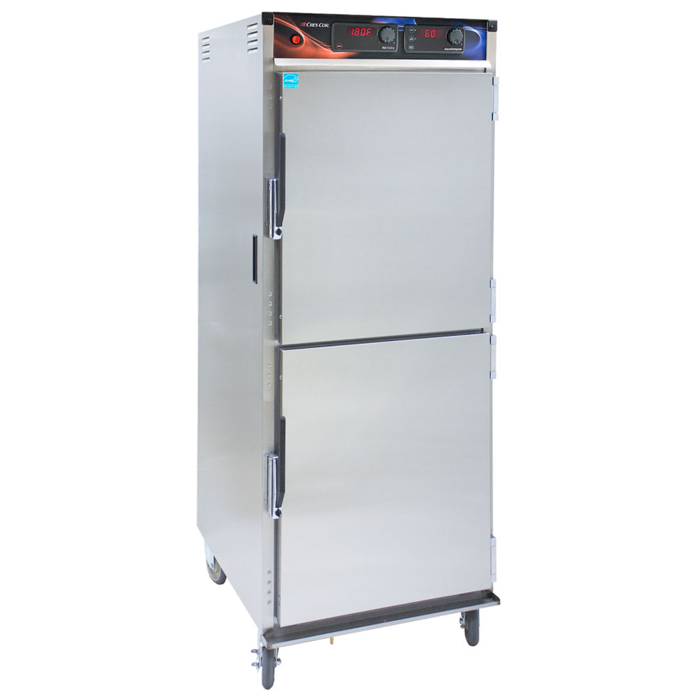 546-H137WSUA12D AquaTemp™ Full Height Insulated Mobile Heated Cabinet w/ 12 Pan Capacity - 120v