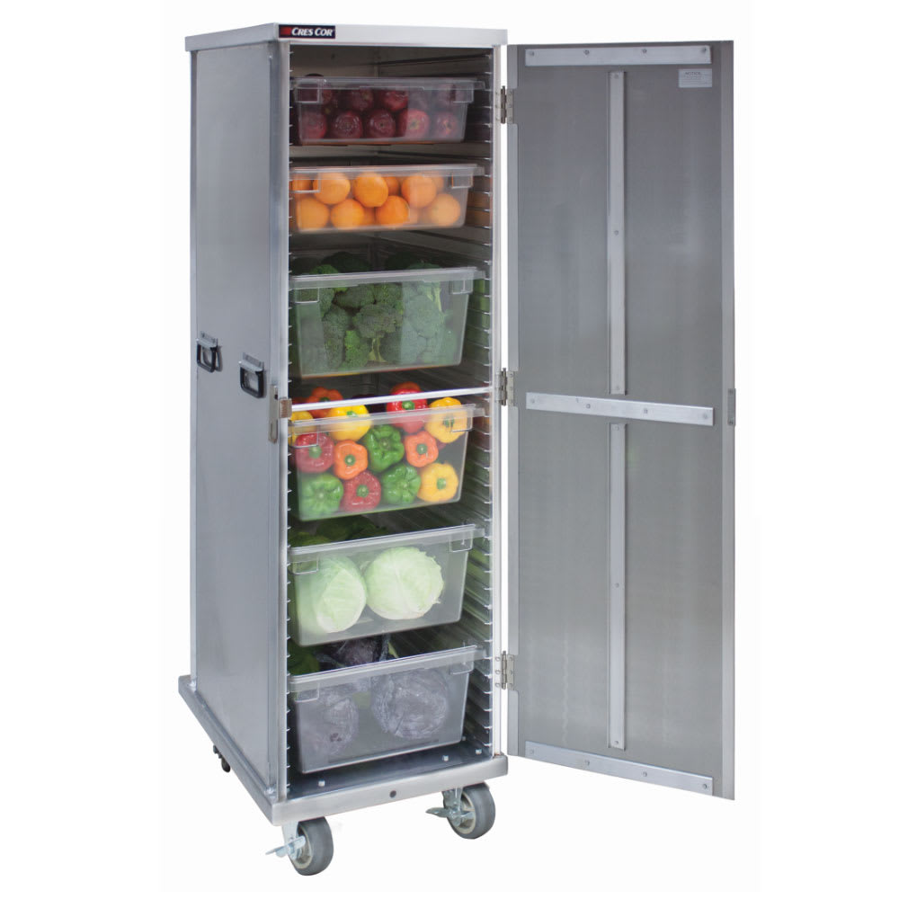 546-1091840 40 Sheet Pan Cabinet w/ 1 1/2" Lip Load Slides