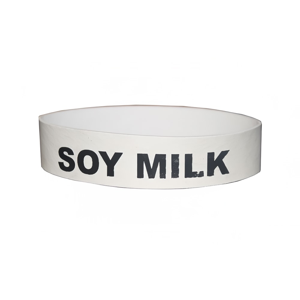 Service Ideas FBSOYMILK Flavorband Label, Soy Milk, Non-Toxic Rubber