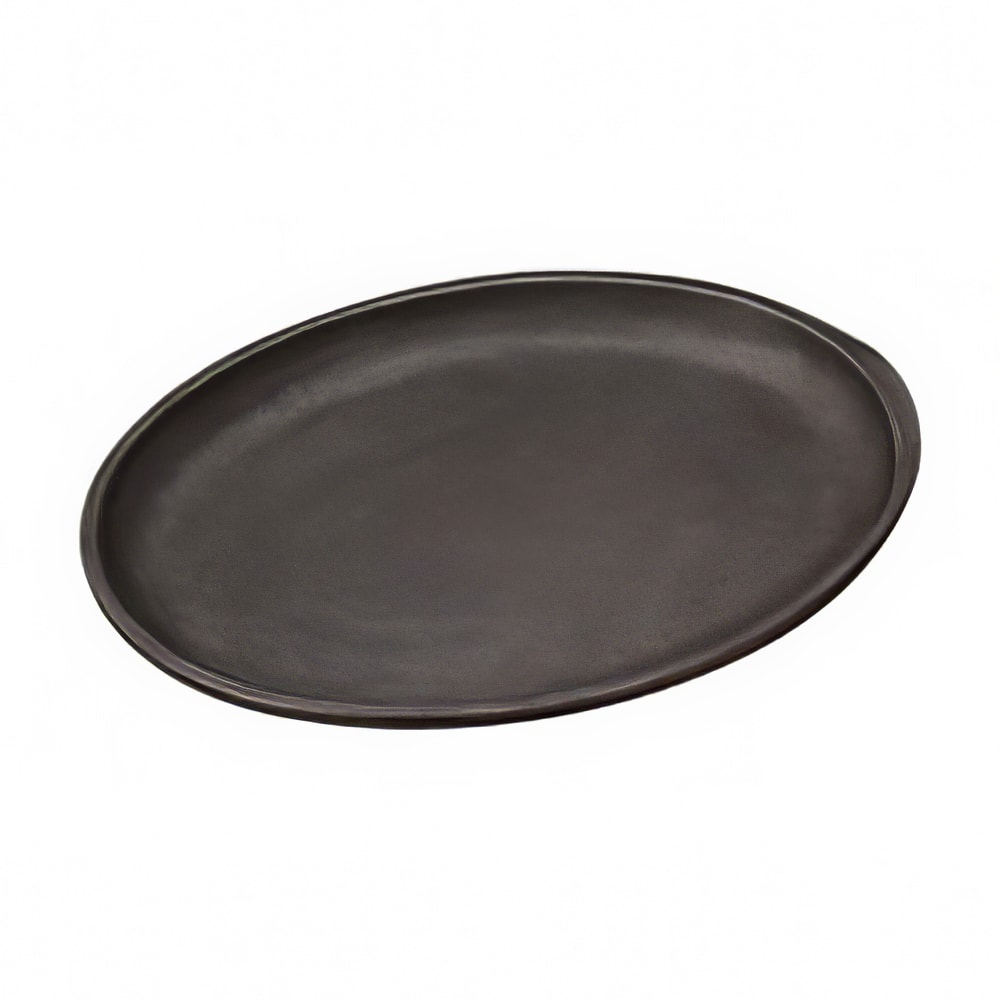 Oval Pre-Seasoned Cast Iron Fajita Skillet w/ Underliner