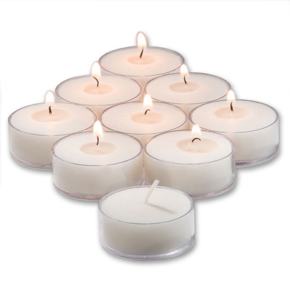 461-TL5WPL500 Wax Tealight Candle w/ 5 hr Capacity, 1 1/2" x 3/4", Plastic, Clear