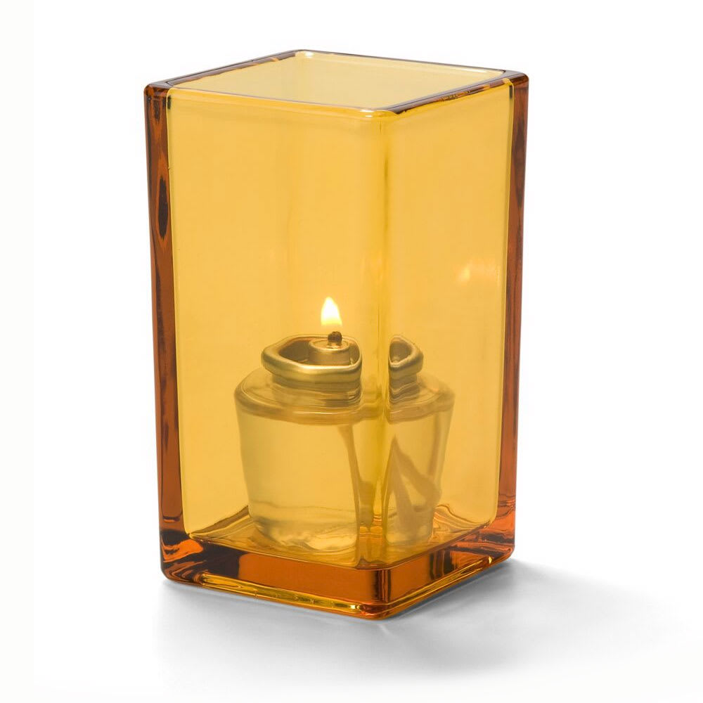 461-6109A Quad Votive Lamp for HD8 & HD15, 4 3/8 x 2 1/2", Amber