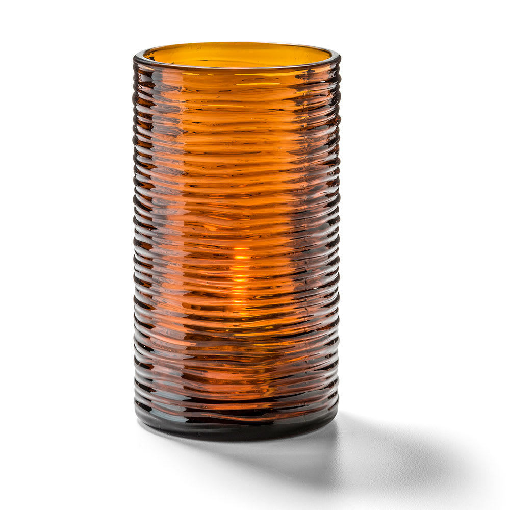 461-42517DA Typhoon Candle Holder for HD12, HD17, & HD26 - 2 5/8" x 5", Amber