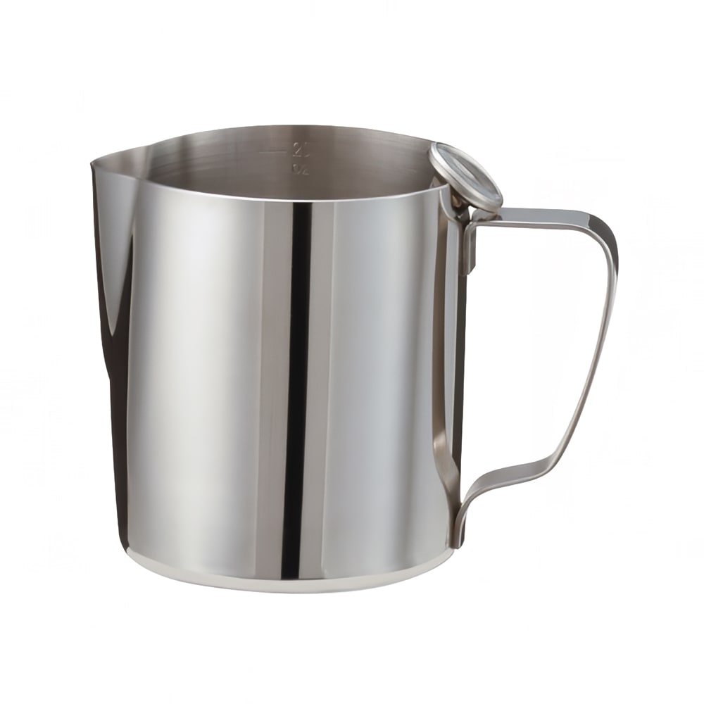 Service Ideas FROTH206 20 oz Creamer - Brushed Stainless Steel, Silver