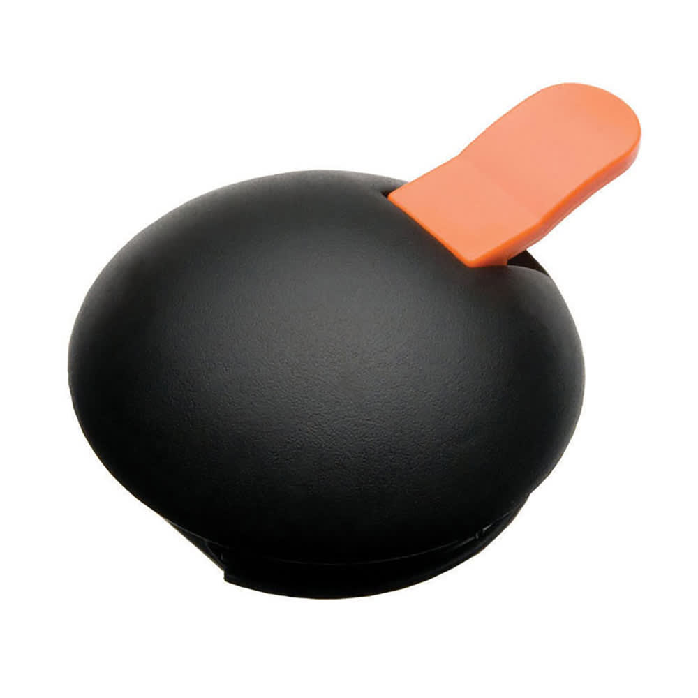 Service Ideas SJLOR Replacement Decaf Push Button Lid For SJ Carafes, Orange Trigger