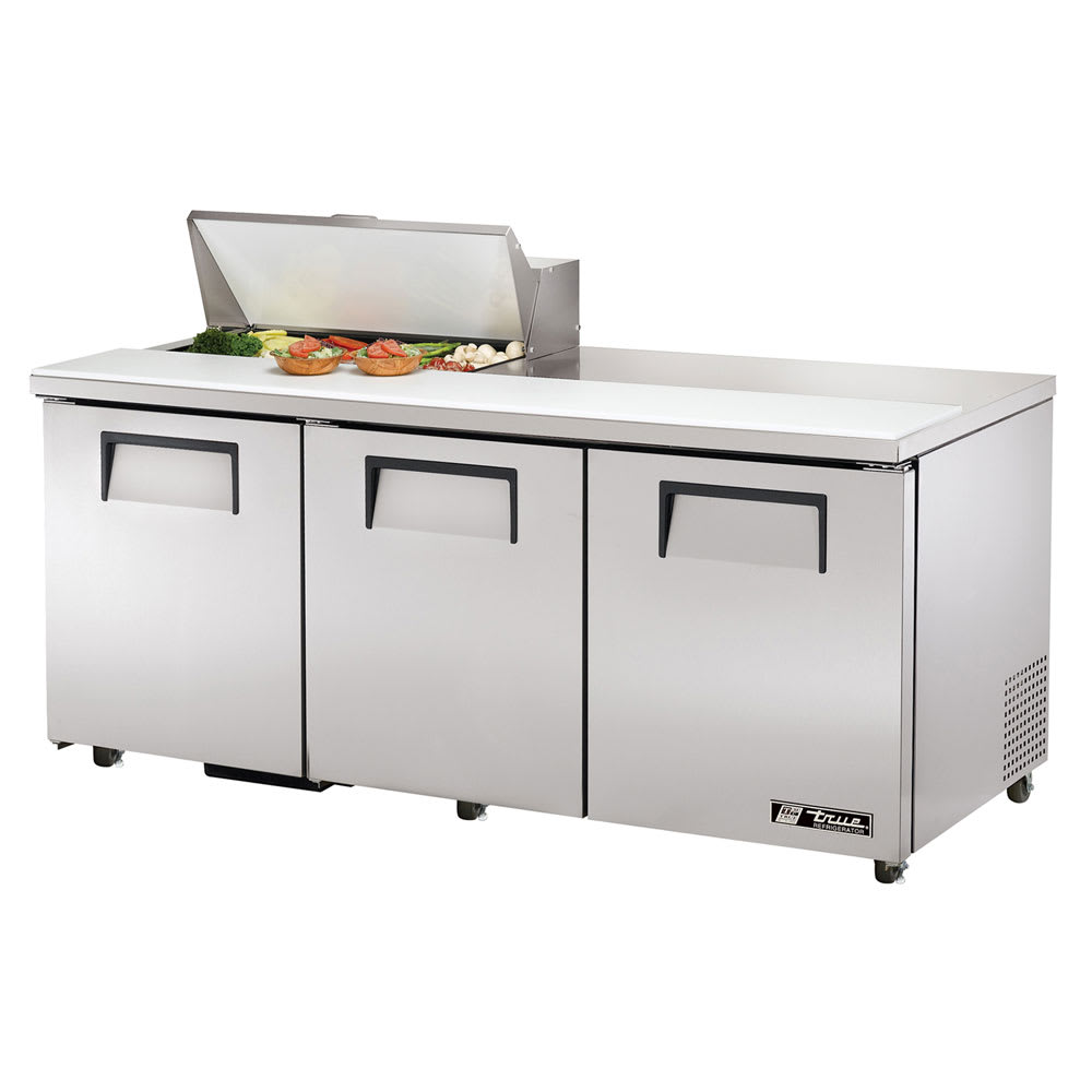 598-TSSU728ADA 72" TSSU Series Sandwich/Salad Prep Table w/ Refrigerated Base, 115v