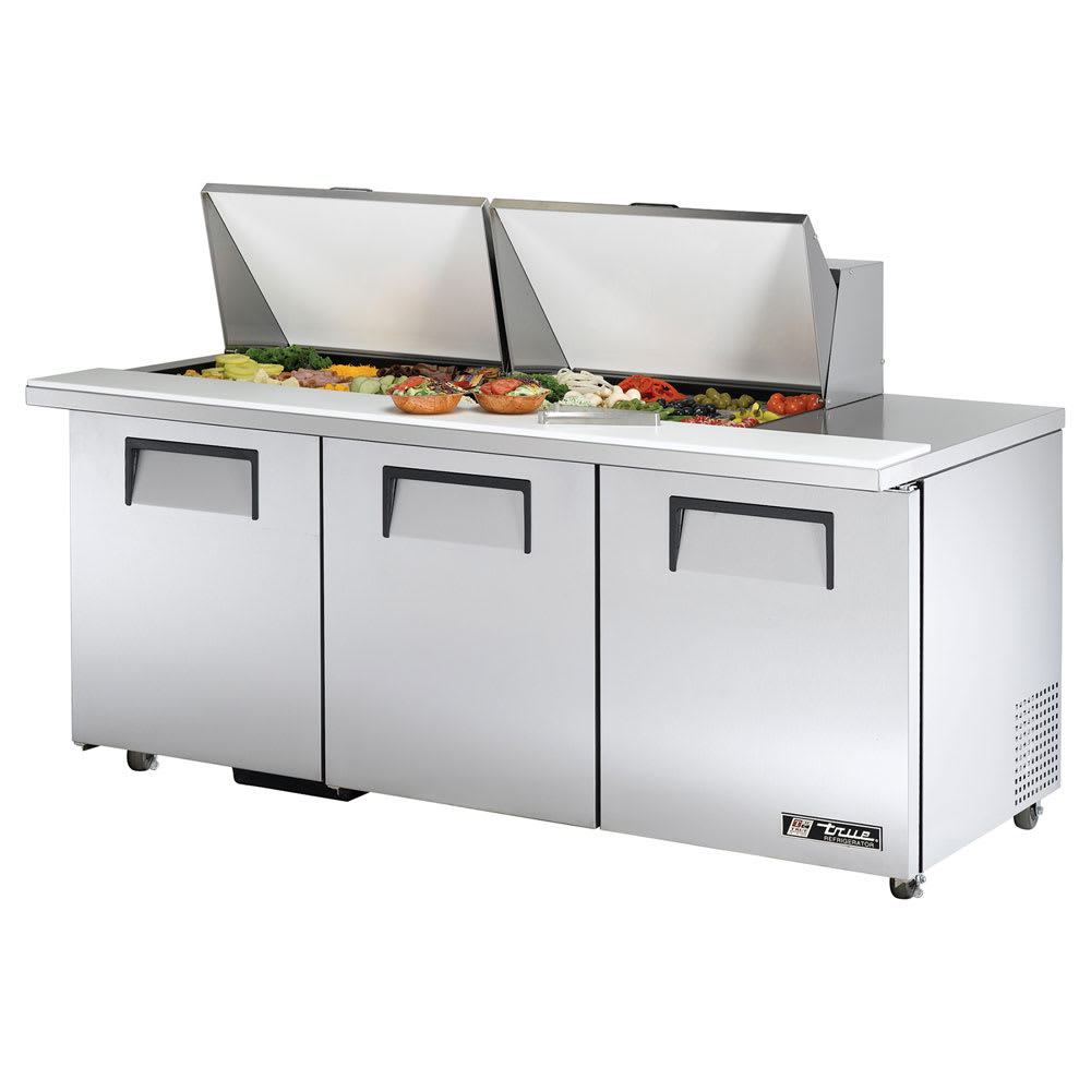 598-TSSU7224MBSTADA 72" TSSU Series Mega Top Sandwich/Salad Prep Table w/ Refrigerated Base,...