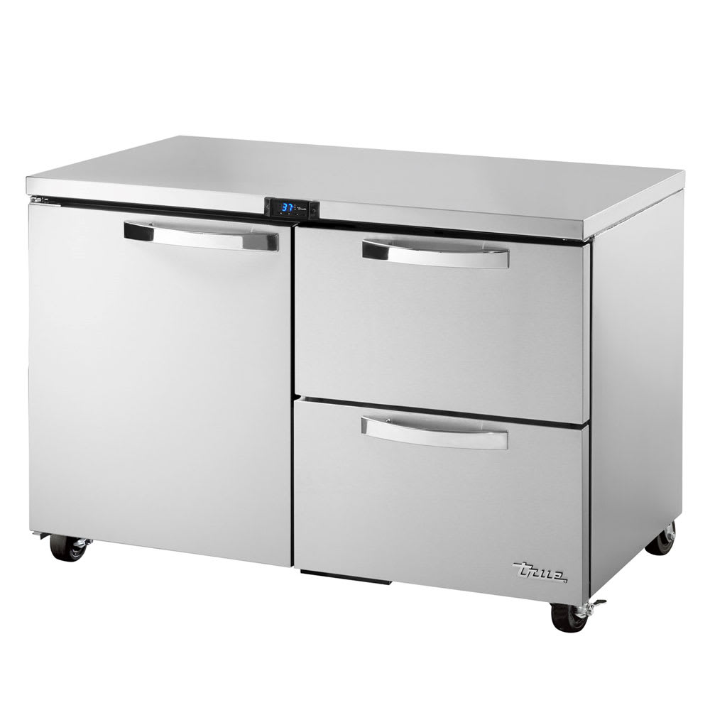 598-TUC48D2ADAHCS1 48" W Undercounter Refrigerator w/ (2) Sections, (2) Drawers & (1) Do...