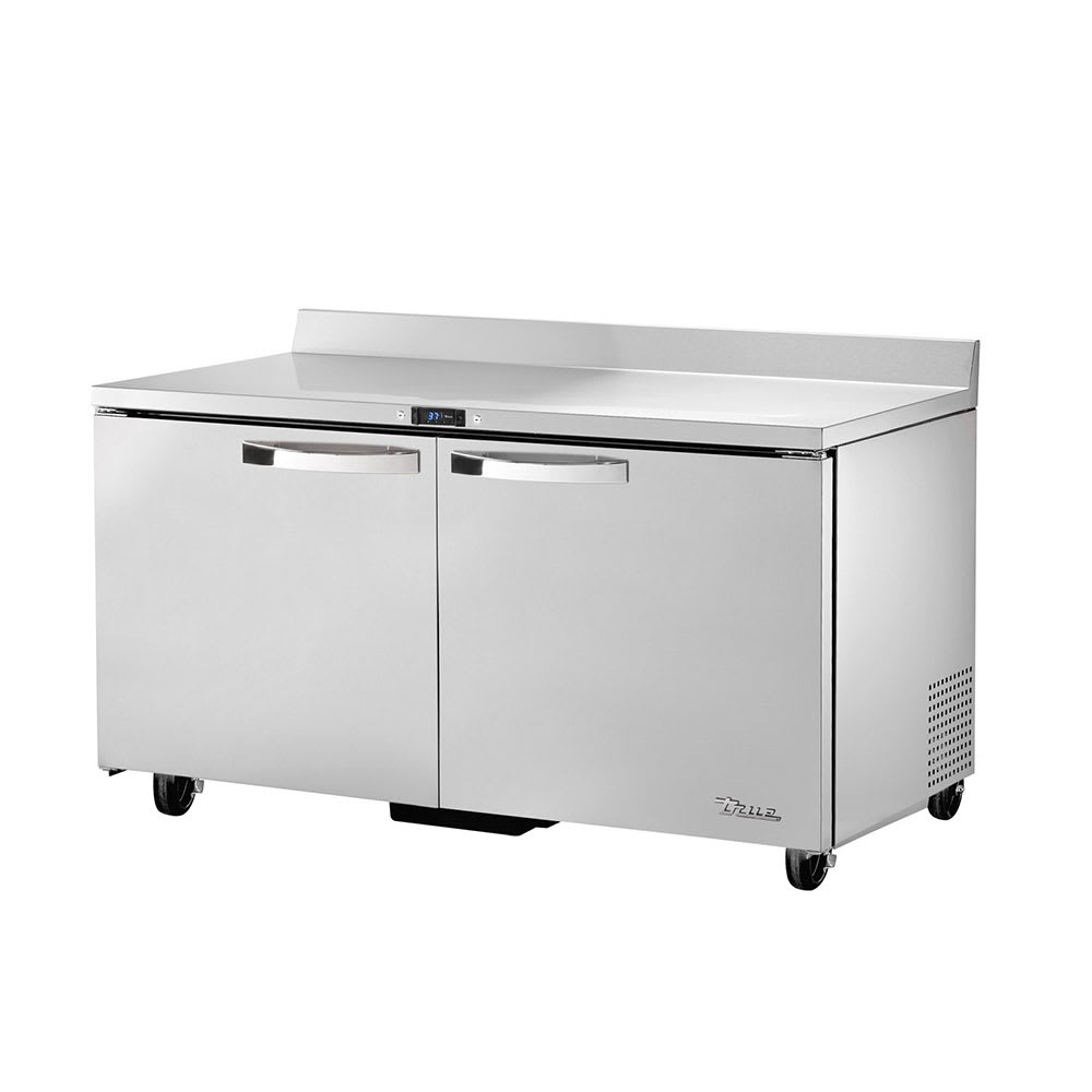 598-TWT60SPEC1 60" Worktop Refrigerator w/ (2) Sections & (2) Doors, 115v