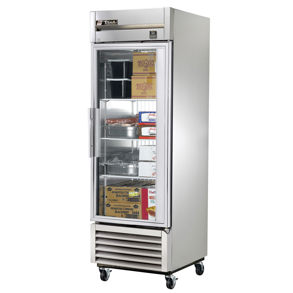 598-TS23FG 27" T Series One Section Reach In Freezer, (1) Right Hinge Glass Door, 115v