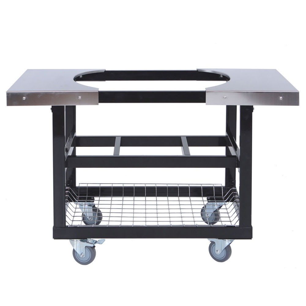 Primo PG00370 Cart w/ Basket & Stainless Steel Side Table For Large & XL Oval (PRM370)