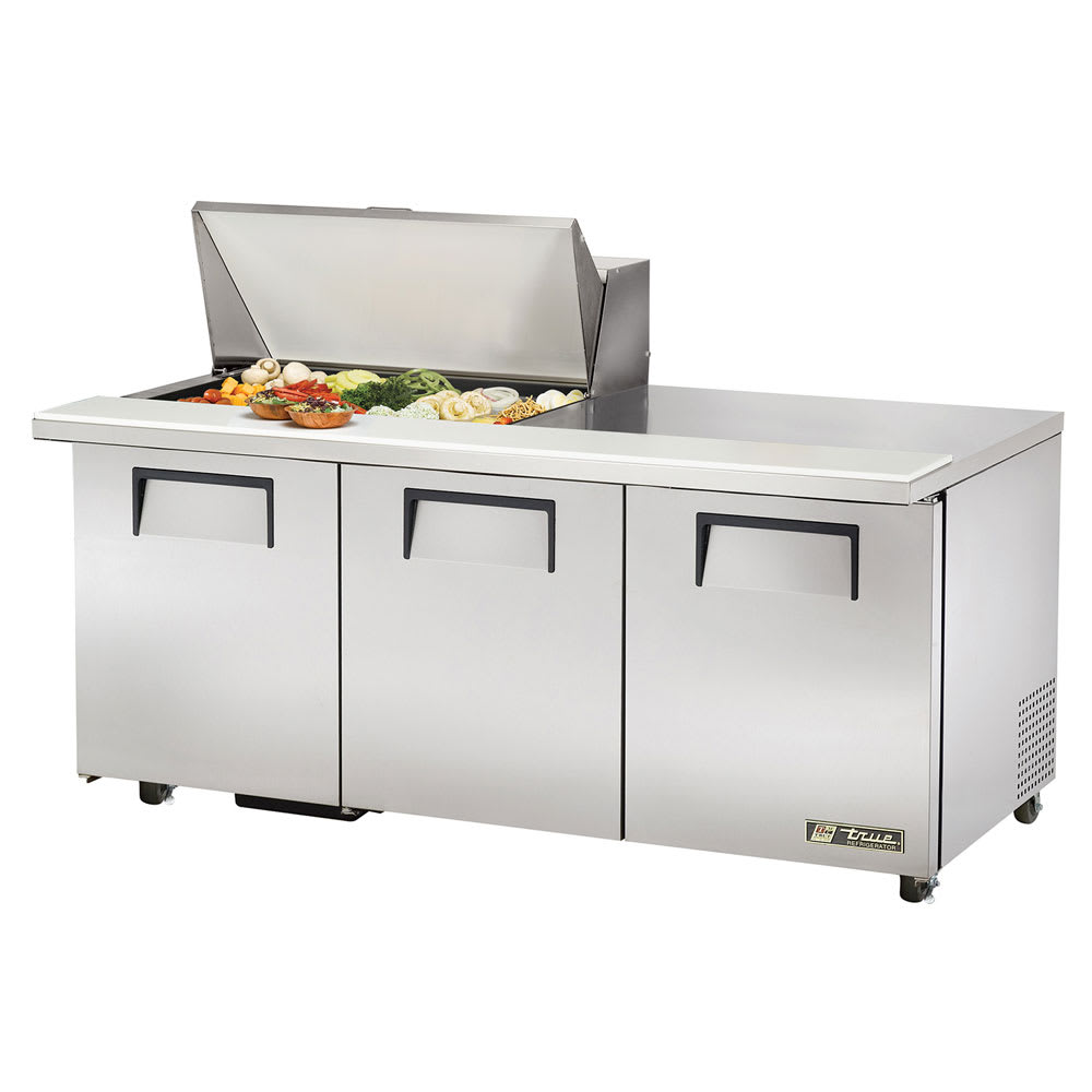 598-TSSU7215MB 72" TSSU Series Mega Top Sandwich/Salad Prep Table w/ Refrigerated Base, 115v