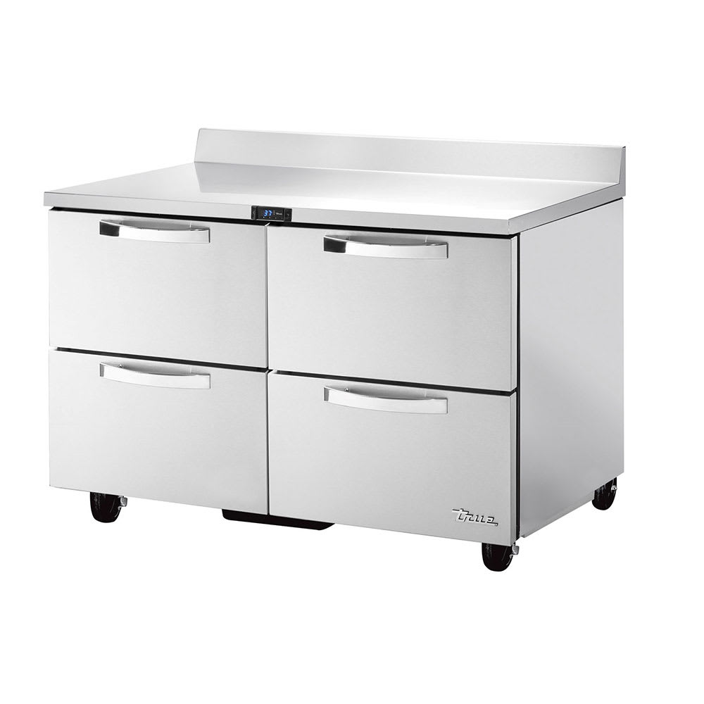 598-TWT48D4HCSPEC1 48" Worktop Refrigerator w/ (2) Sections & (4) Drawers, 115v