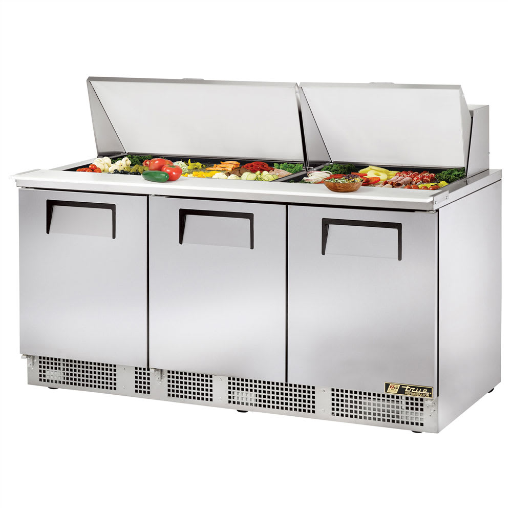 598-TFP7230M 72" Sandwich/Salad Prep Table w/ Refrigerated Base, 115v