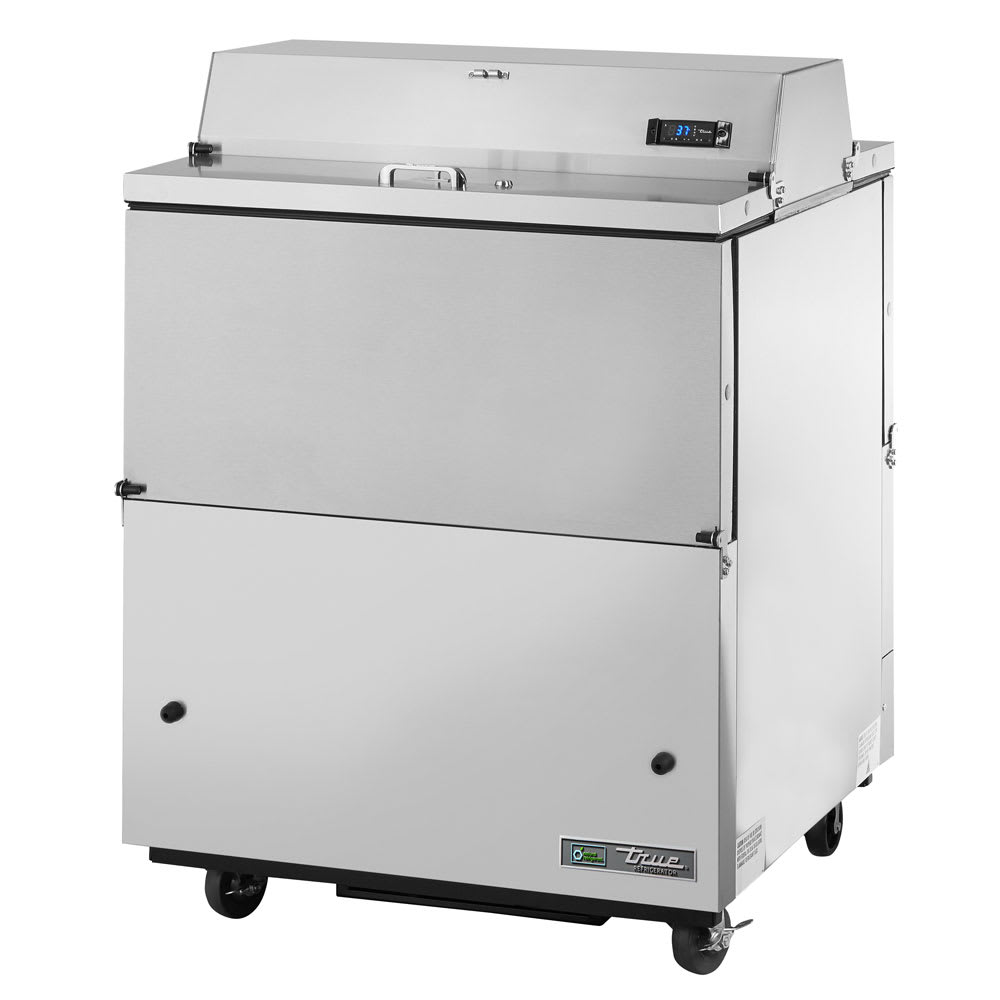 598-TMC34SDSSS Milk Cooler w/ Dual Top & Side Access - (512) Half Pint Carton Capacity, 115v