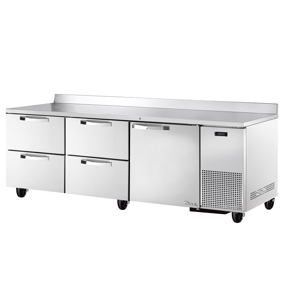 598-TWT93D4SPEC1 93" Worktop Refrigerator w/ (3) Sections, (1) Door & (4) Drawers, 115v