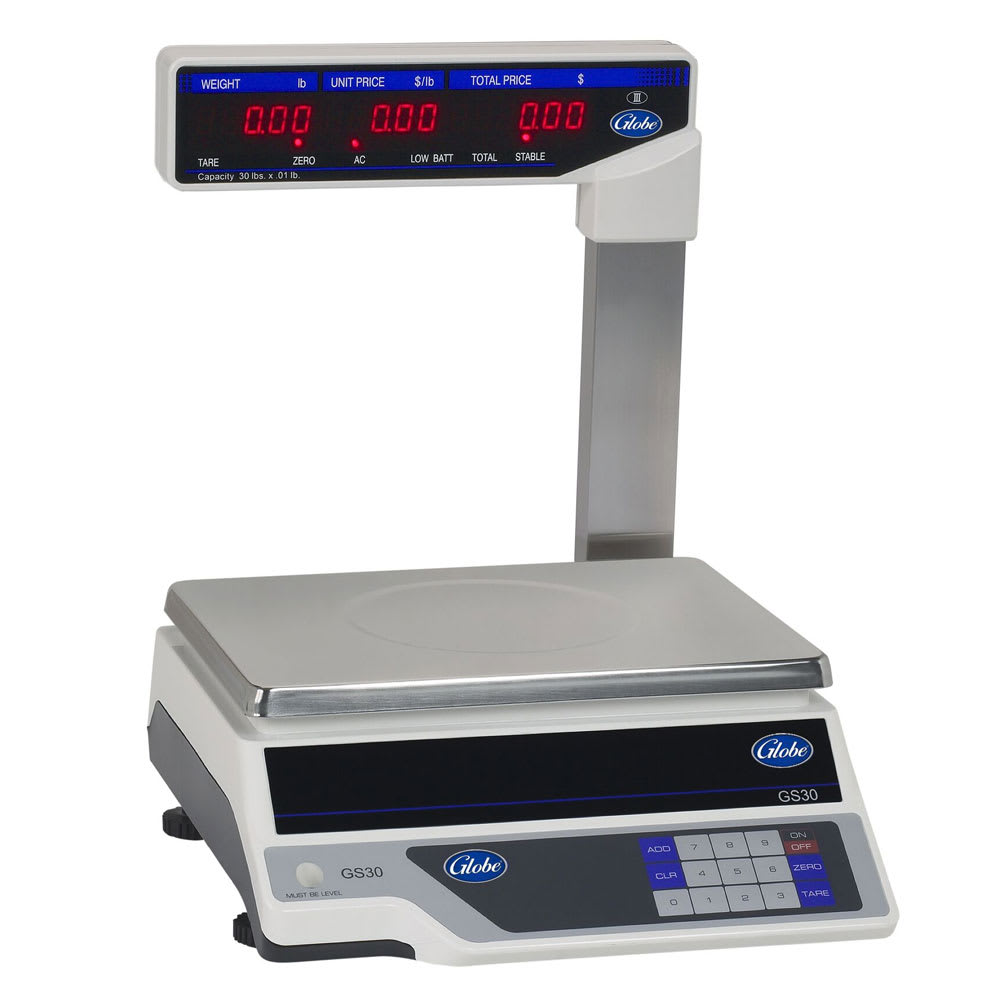 605-GS30T 30 lb Price Computing Scale - Display Tower, 115v