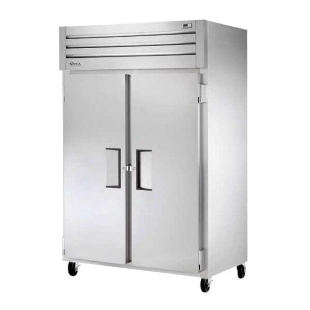 598-STM2R2S 52.63" Two Section Reach-In Refrigerator, (2) Solid Door, 115v