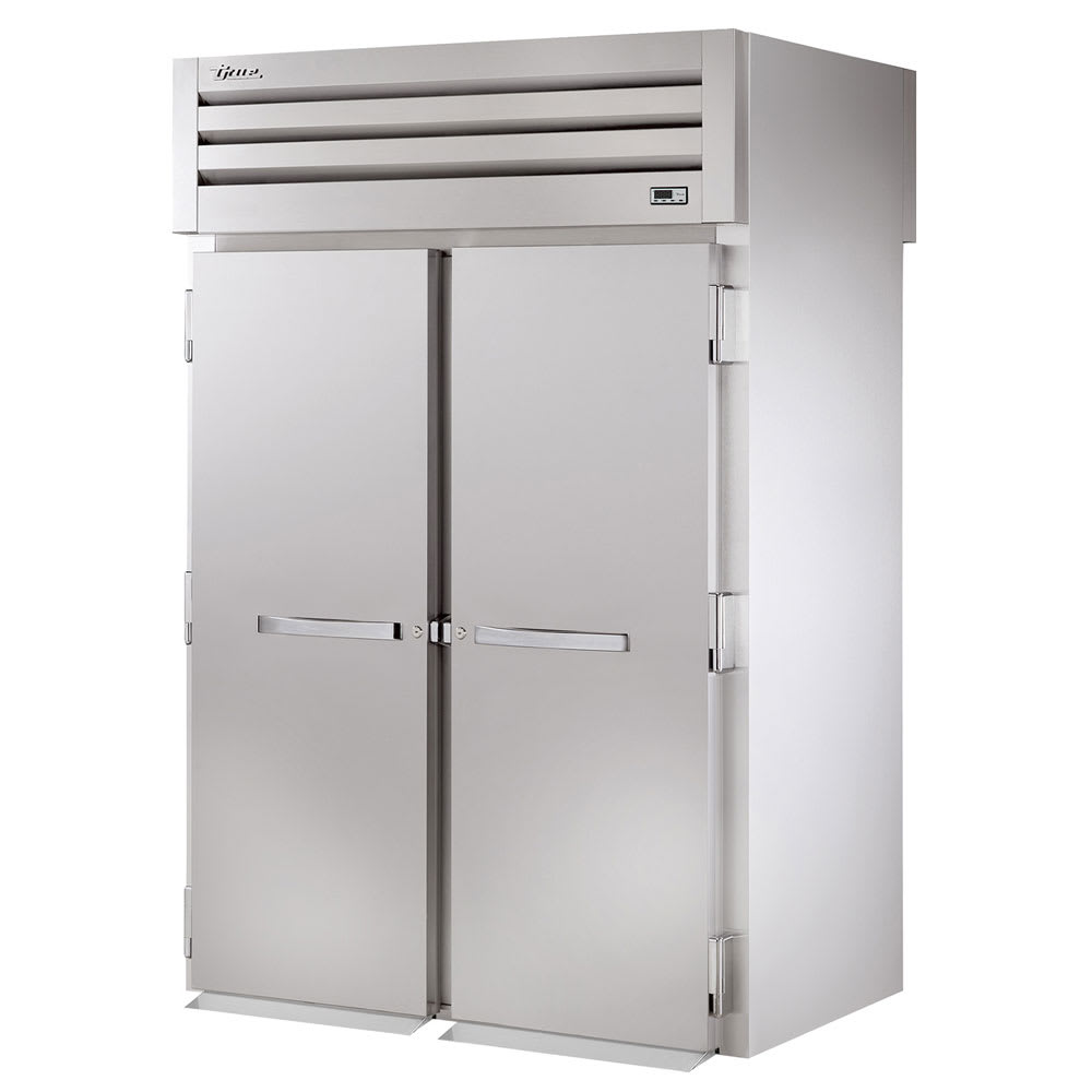 598-STR2RRT892S2S 68" Two Section Roll Thru Refrigerator, (4) Left/Right Hinge Solid Doors,...