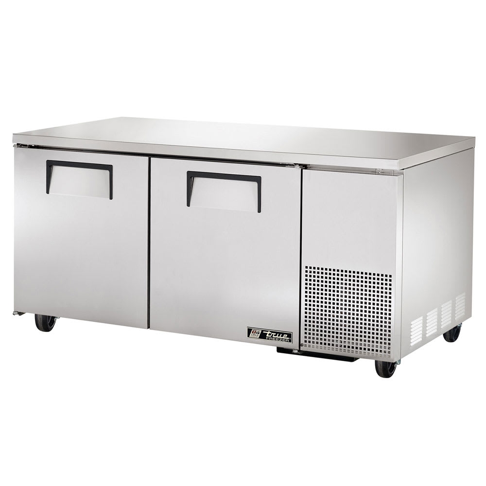 598-TUC67F 67" W Undercounter Freezer w/ (2) Sections & (2) Doors, 115v