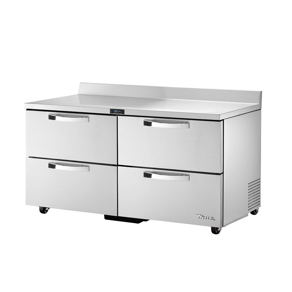 598-TWT60D4ADASPEC1 60" Worktop Refrigerator w/ (2) Sections & (4) Drawers, 115v