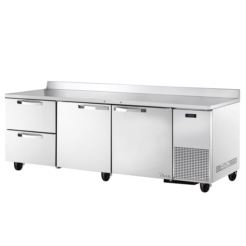 598-TWT93D2SPEC1 93" Worktop Refrigerator w/ (3) Sections, (2) Doors & (2) Drawers, 115v