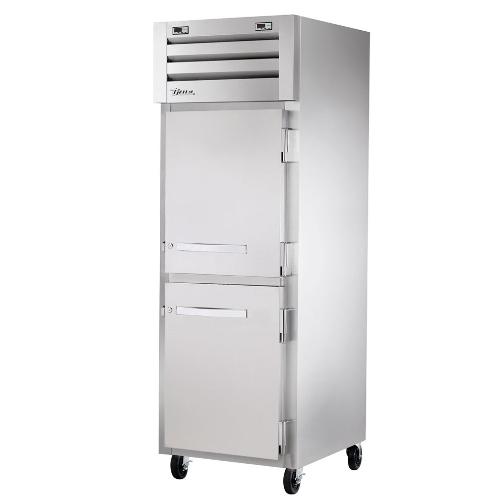 598-STR1DT2HS 27 1/2" SPEC SERIES One Section Commercial Combo Refrigerator Freezer - Solid...