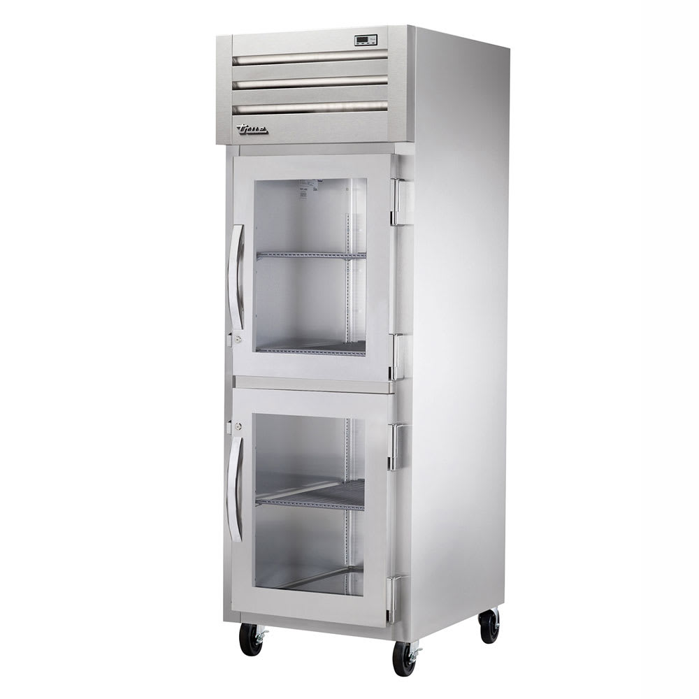 598-STA1R2HG 27 1/2" One Section Reach In Refrigerator, (2) Right Hinge Glass Doors, 115v