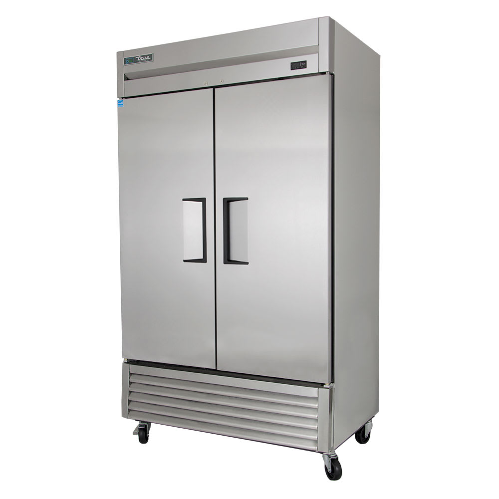 598-T43 47" Two Section Reach In Refrigerator, (2) Left/Right Hinge Solid Doors, 115v