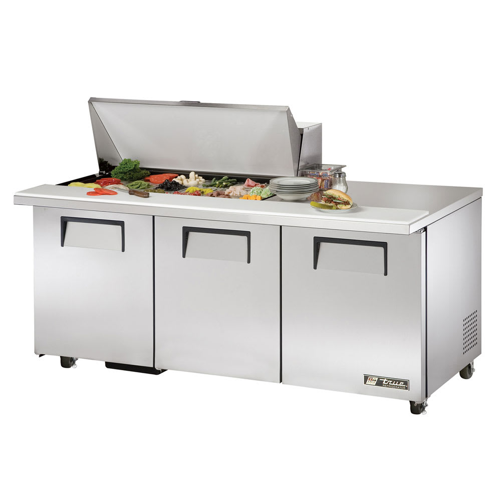 598-TSSU7218MBADA 72" TSSU Series Mega Top Sandwich/Salad Prep Table w/ Refrigerated Base, 1...
