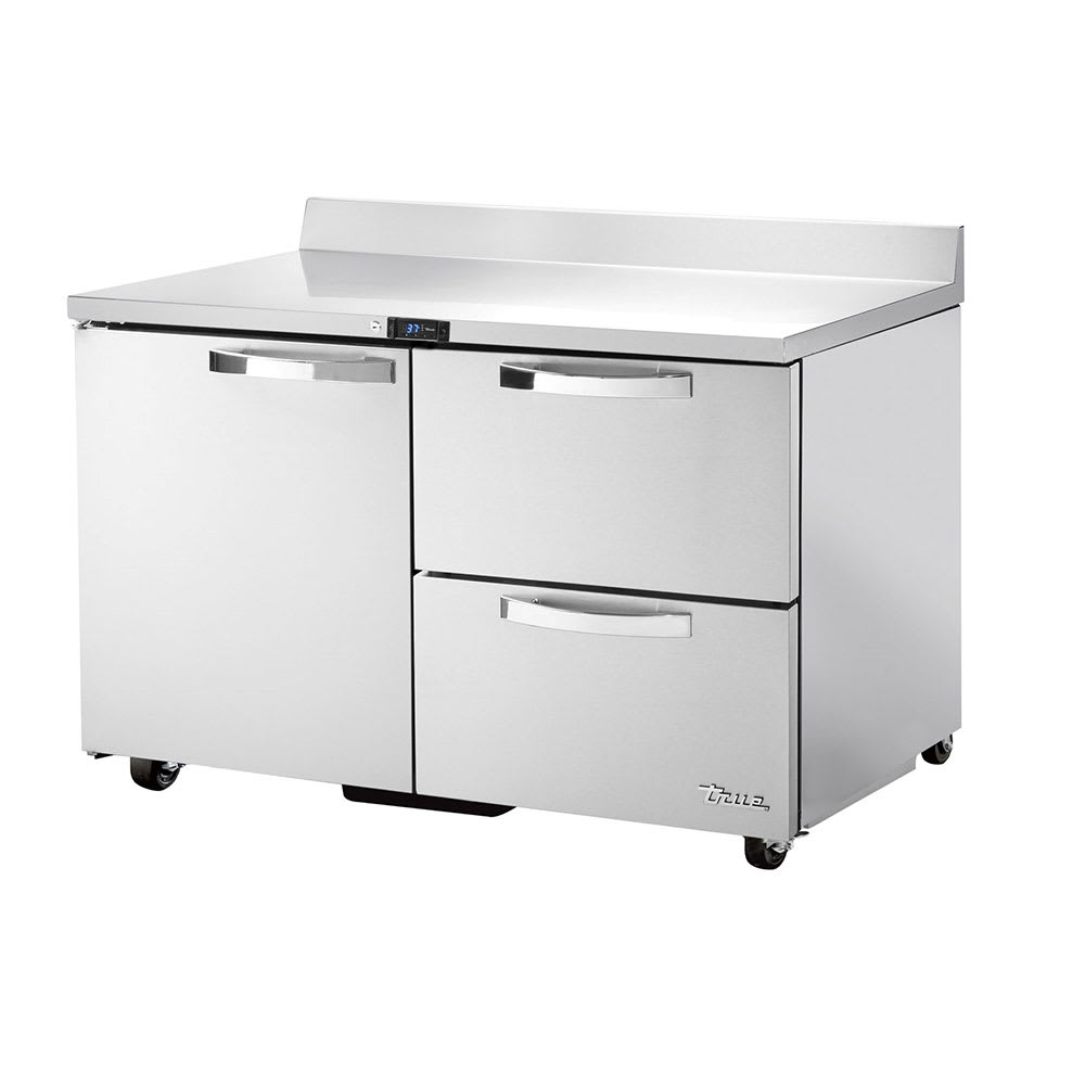 598-TWT48D2ADAHCS1 48" Worktop Refrigerator w/ (2) Sections, (1) Door & (2) Drawers, 115...