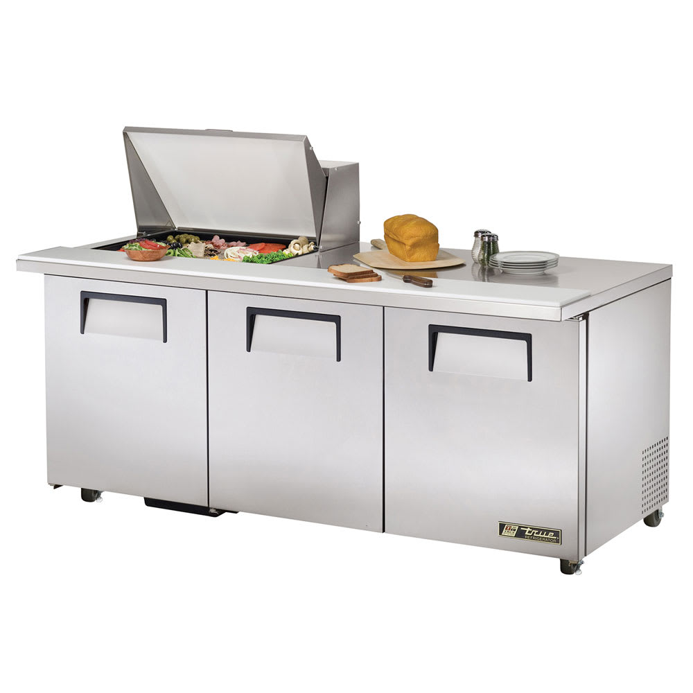 598-TSSU7212MBADA 72" TSSU Series Mega Top Sandwich/Salad Prep Table w/ Refrigerated Base, 1...