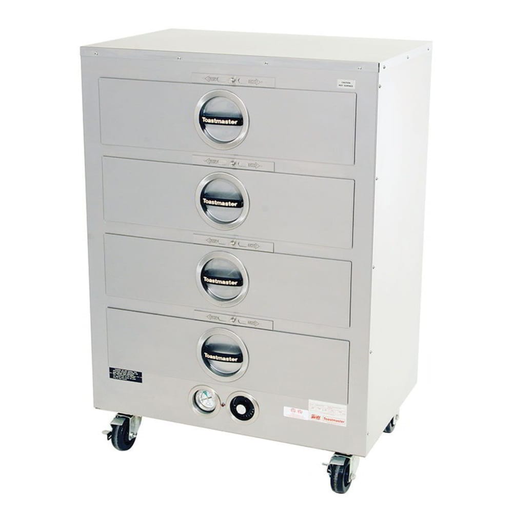 853-3D8XDT09 4-Drawer Insulated Food Warmer, 7-Dz Rolls Ea, 120 V