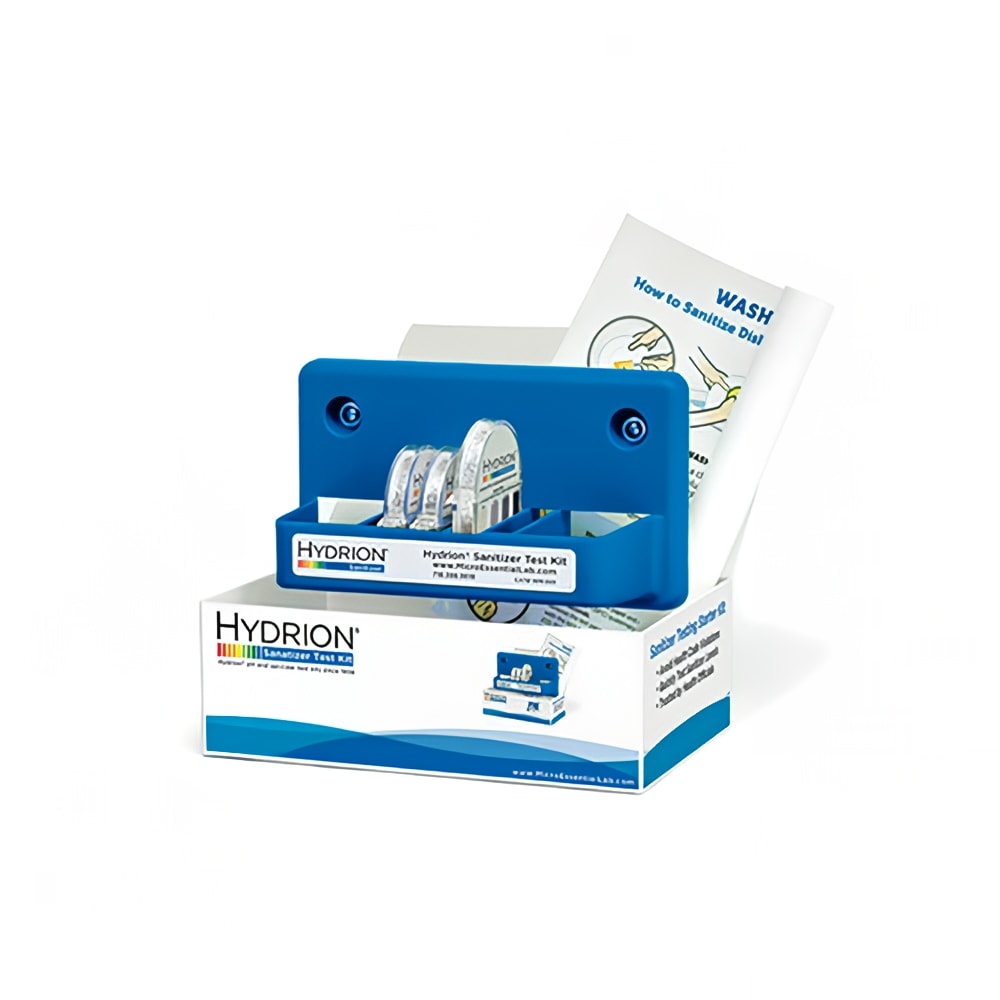 Micro CHLORSTART Chlorine Test Starter Kit - Wall-Mount, (3)Chlorine Dispensers