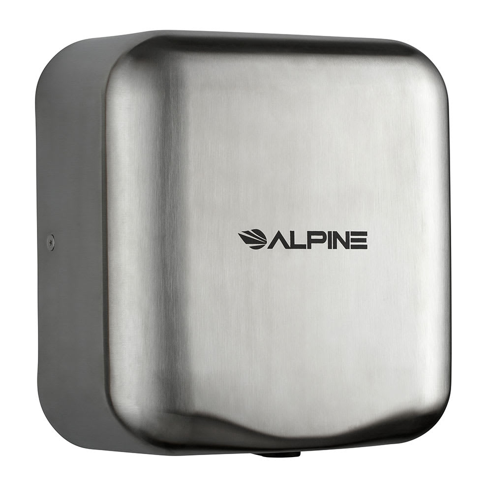 Alpine Industries 400-10-SSB Automatic Hand Dryer w/ 10 Second Dry Time - Stainless, 110 120v