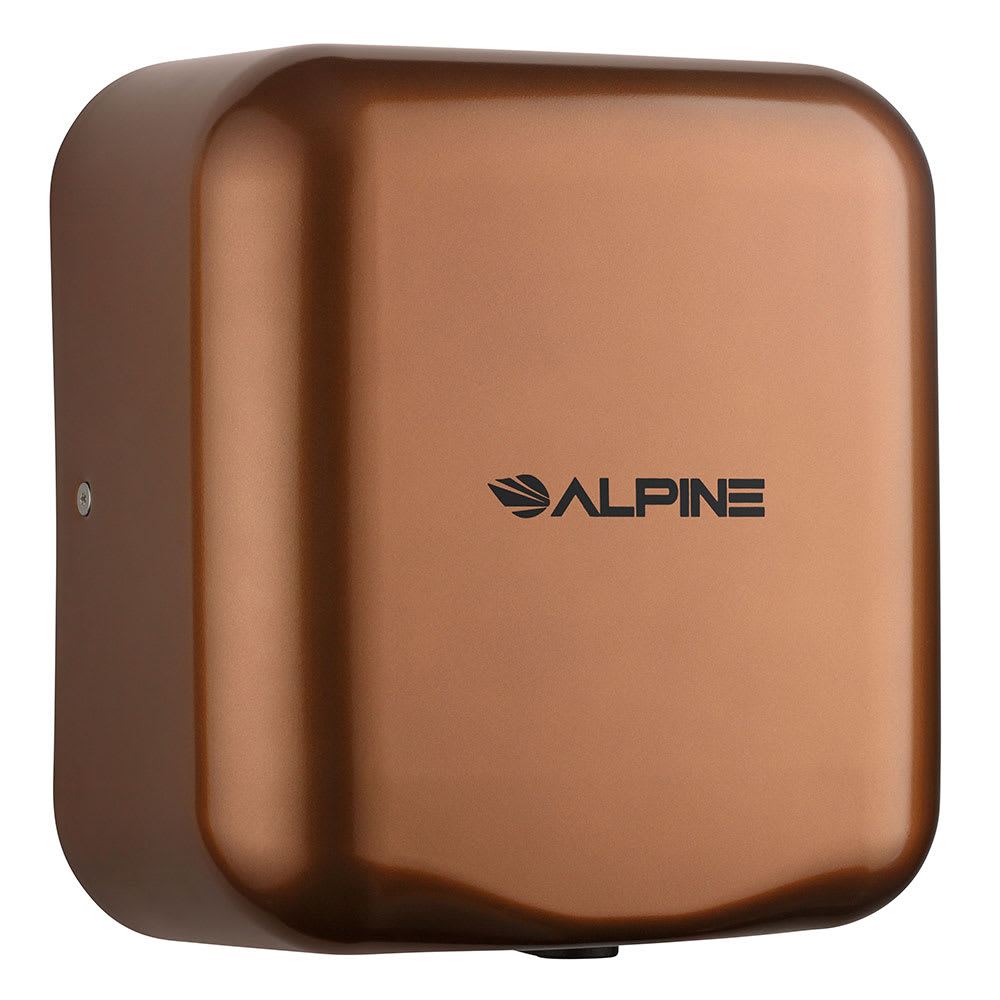Alpine Industries 400-10-COP Automatic Hand Dryer w/ 10 Second Dry Time - Coffee, 110 120v