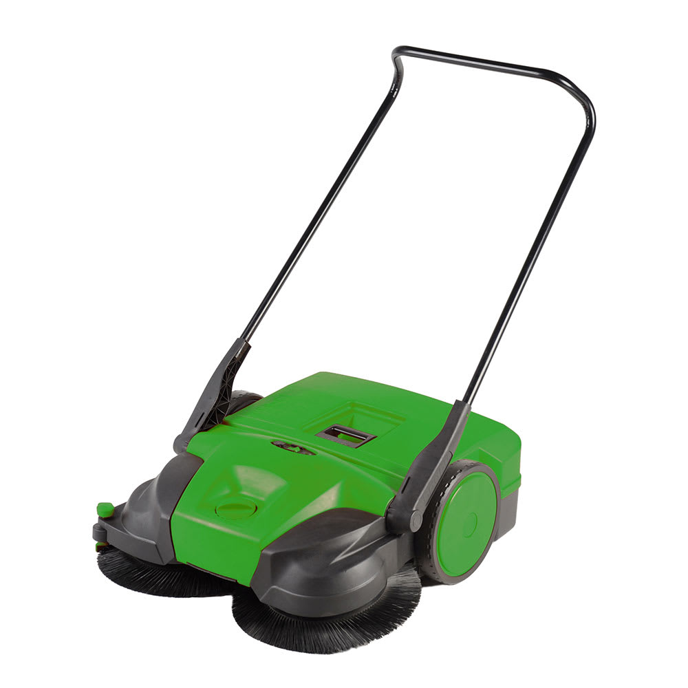 Bissell BG-677 31" Battery-Powered Deluxe Sweeper w/ (3) Brushes, Green