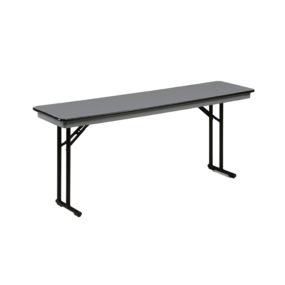 Midwest Folding Products CP618EF 72" EF Series Rectangular Folding Table w/ Gray Laminate Top, 30"H