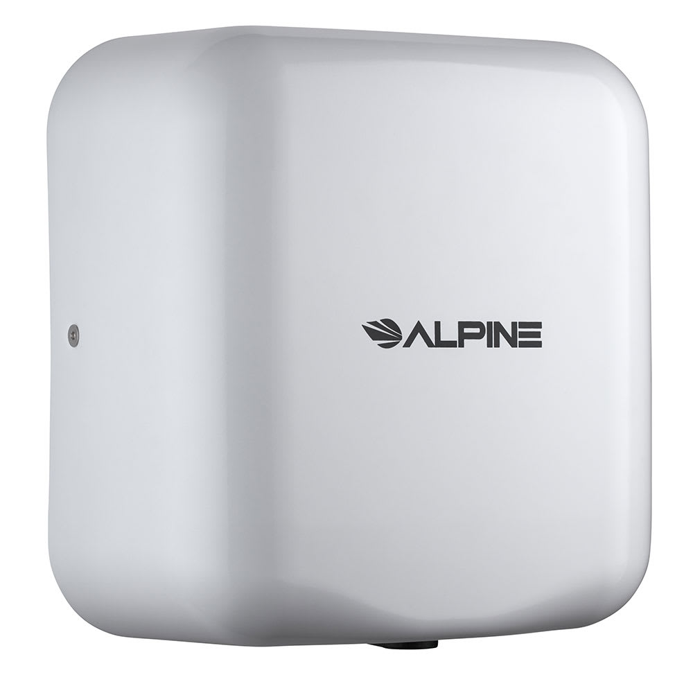 Alpine Industries 400-10-WHI Automatic Hand Dryer w/ 10 Second Dry Time - White, 110 120v