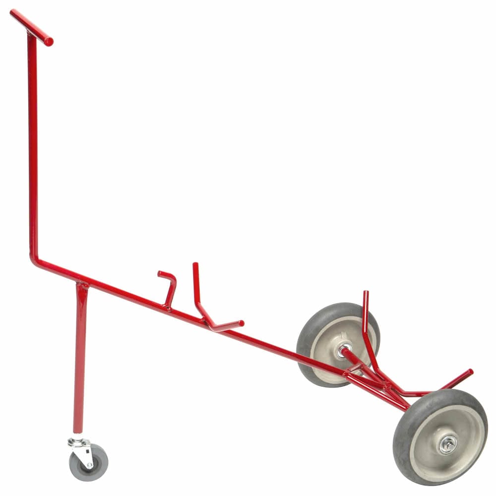 883-ICD5000 3 Wheel Keg Caddy - Metal, Red