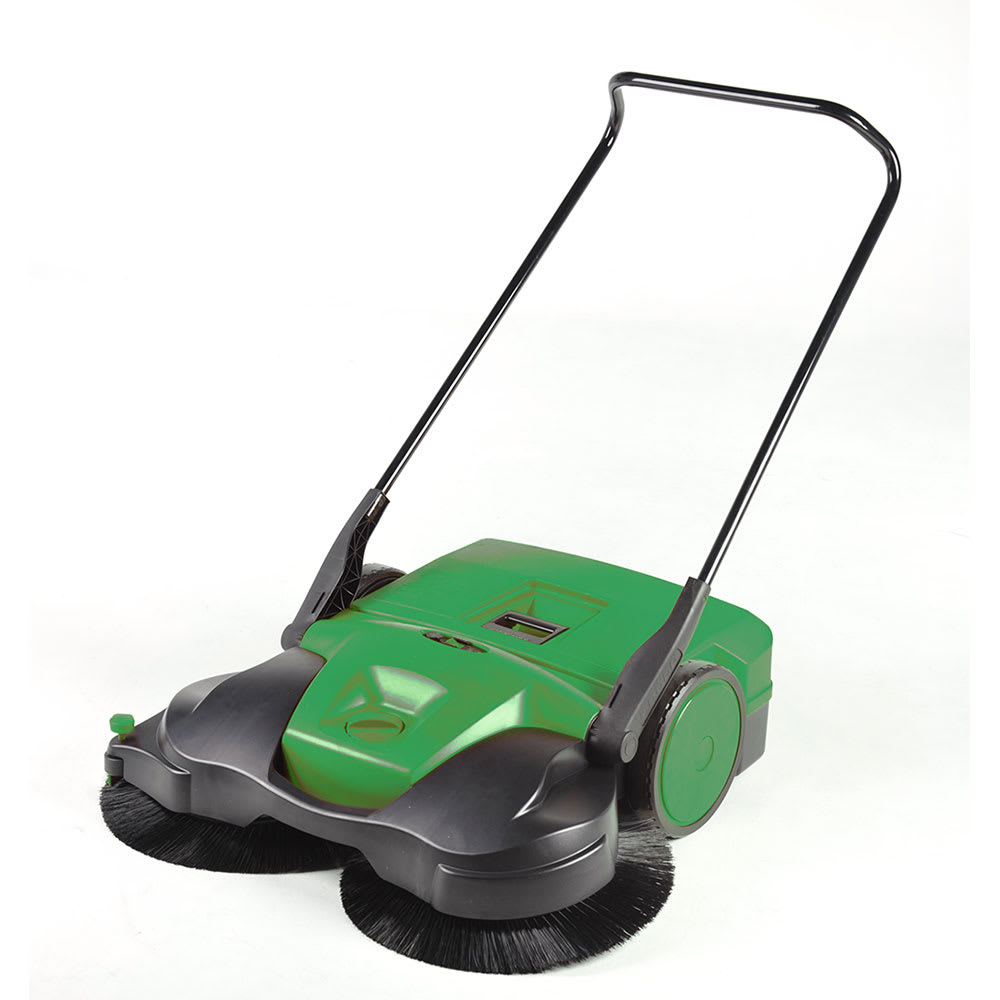Bissell BG-697 38" Battery-Powered Deluxe Sweeper w/ (3) Brushes, Green