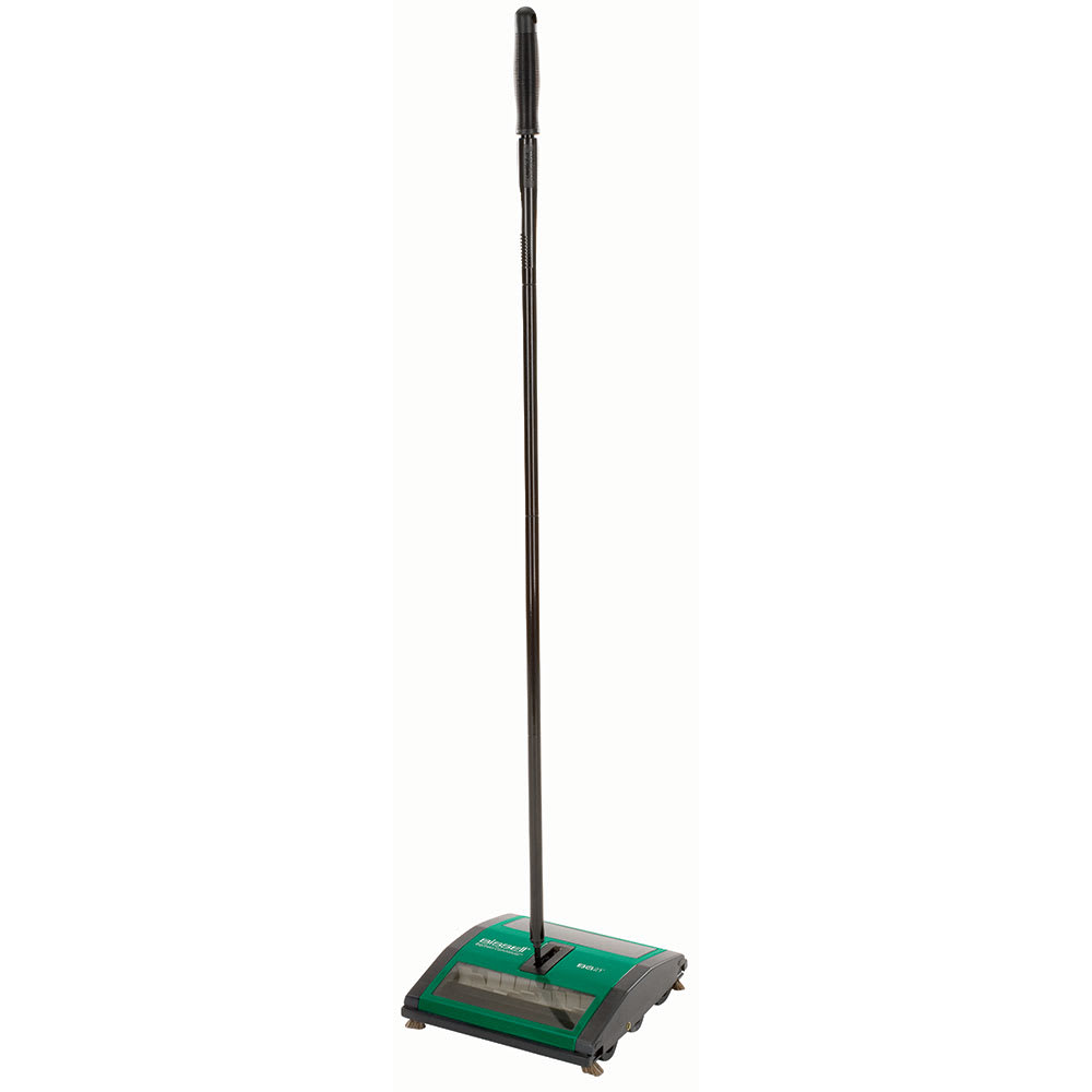 Bissell BG21 9 1/2"W Sweeper w/ Washable Rubber Blades & Steel Handle