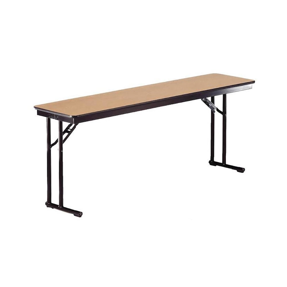 Midwest Folding Products CP618EF 72" EF Series Rectangular Folding Table w/ Walnut Laminate Top, 30"H
