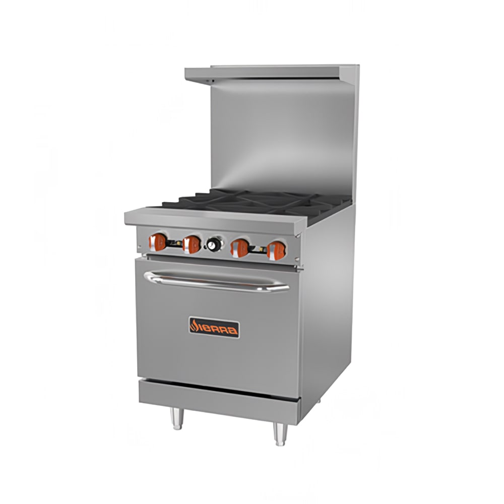 Standard Range SR-R48-24MG-LP 48 Commercial Range with 4 Burners, 24