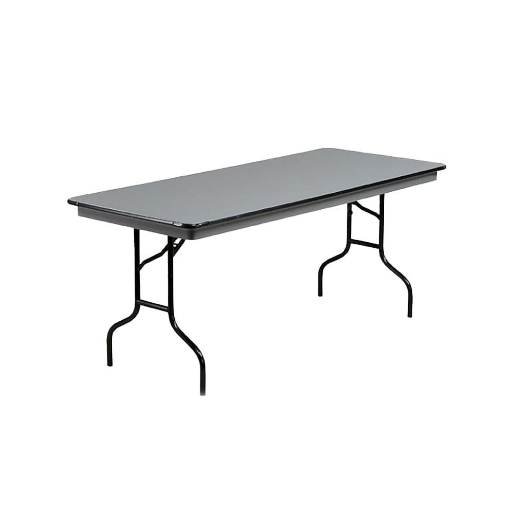 Midwest Folding Products 830EF 96" EF Series Rectangular Folding Table w/ Gray Laminate Top, 30"H