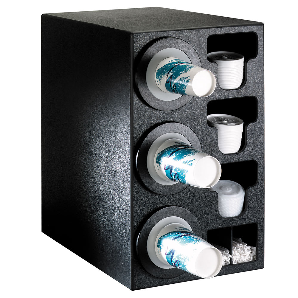 Dispense-Rite BFL-C-3BT Cup & Lid Organizer, Cabinet, (8) Compartment, All Cup Types